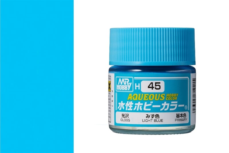  Acrylic H45 Light Blue sơn mô hình màu xanh nước sáng 10ml Mr.Hobby H45 