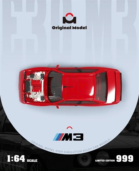  Mô hình xe BMW E30 Supreme Open Lid Edition 999pcs tỉ lệ 1:64 Original Model OM647801 