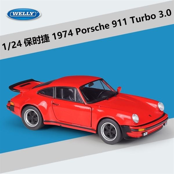  Mô hình xe Porsche 911 Turbo tỉ lệ 1:24 Welly OT043 