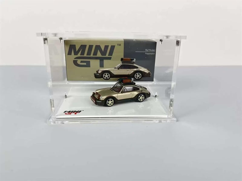  Phụ kiện hộp trưng bày mica lắp ghép - nắp đậy mở được - có ốc tỉ lệ 1:64 các hãng PK519 