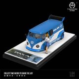  Mô hình xe Volkwagen T1 Pan Am Toyotires baby blue Limited 999 pcs tỉ lệ 1:64 Time Micro 