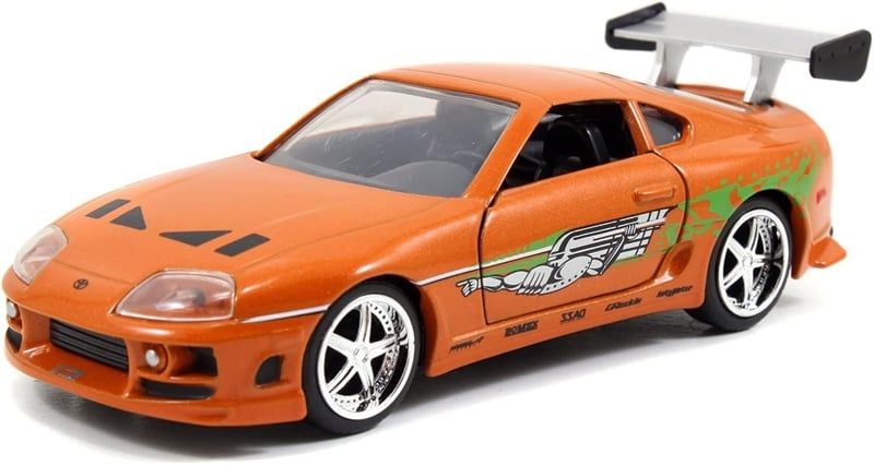  Mô hình xe Toyota Supra Brian's Fast & Furious tỉ lệ 1:32 Jada 24075 