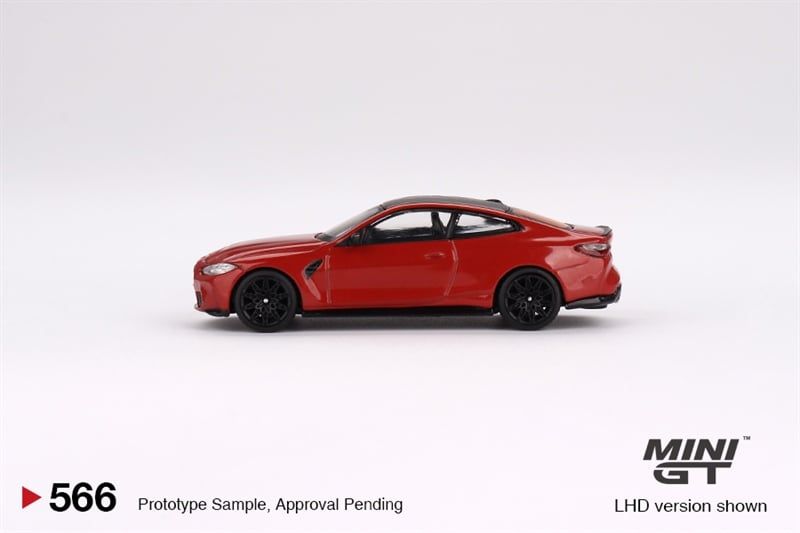  Mô hình xe BMW M4 Competition (G82) Toronto Red Metallic LHD tỉ lệ 1:64 MiniGT 