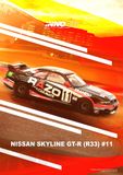  Mô hình xe Nissan Skyline GTR-R33 #11 