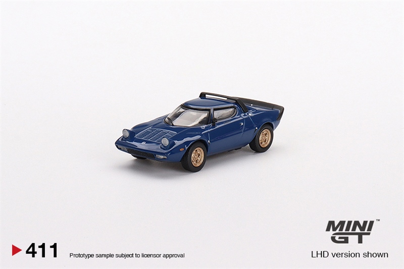  Mô hình xe Lancia Stratos HF Stradale Bleu Vincennes 1:63 MiniGT 