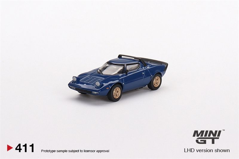  Mô hình xe Lancia Stratos HF Stradale Bleu Vincennes 1:63 MiniGT 