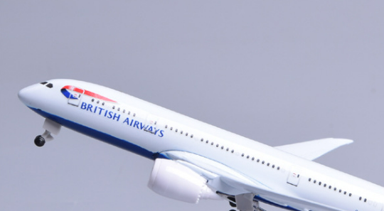  Mô hình máy bay Anh Quốc British Airways Boeing B787 có bánh xe 20cm MB20066 