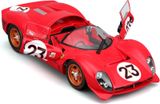  Mô hình xe Ferrari Daytona 330 P4 racing #23 - full kính - mở được 2 cửa tỉ lệ 1:24 Bburago 18-26310 OT24058 