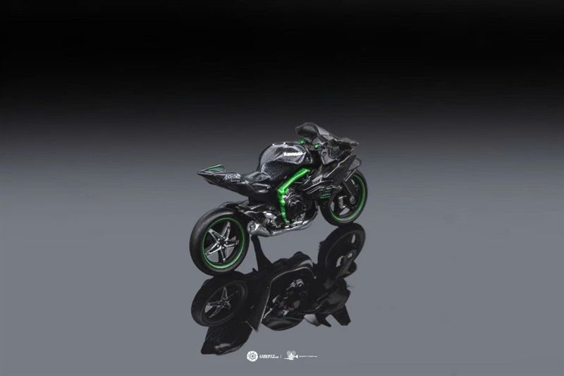  Mô hình xe Mô tô Kawasaki H2R tỉ lệ 1:64 Alloy Model OT64460 