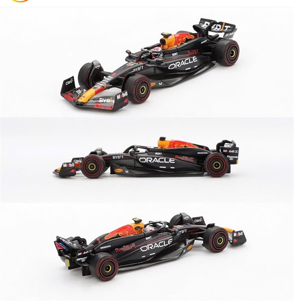 Mô hình xe Oracle Red Bull Racing RB20 #1 Max Verstappen 2024 F1 2024 Bahrain GP Winner tỉ lệ 1:64 MiniGT MGT01018 (NO CHASE CAR) 
