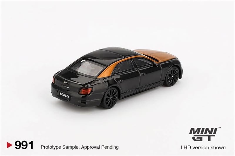  Mô hình xe Bentley Flying Spur Orange Flame / Onyx card tỉ lệ 1:64 MiniGT MGT00991 