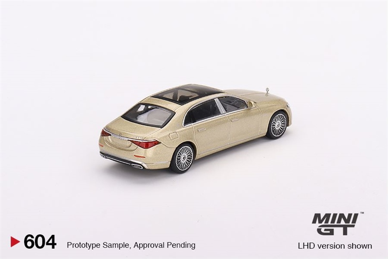  Mô hình xe Mercedes-Maybach S680 Champagne Metallic tỉ lệ 1:64 MiniGT MGT00604 