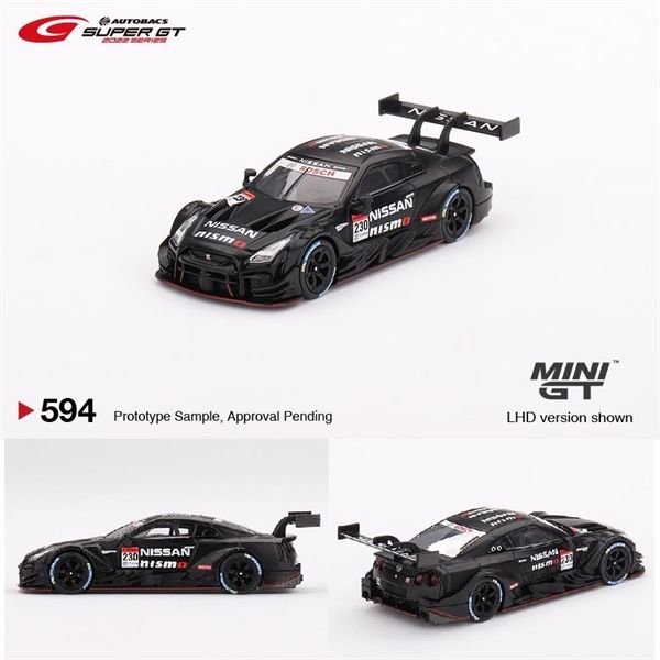  Mô hình xe Nissan GT-R Nismo GT500 2021 Prototype #230 SUPER GT Series 1:64 MiniGT 