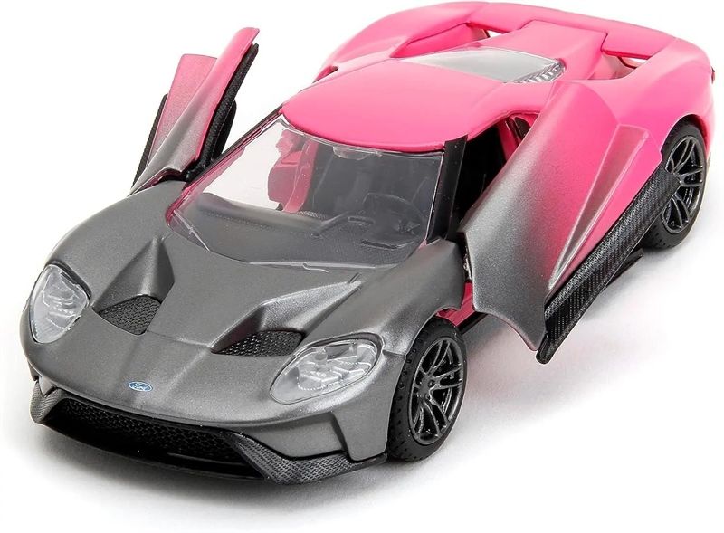  Mô hình xe Ford GT 2017 Gris/Rosa Pink Slips tỉ lệ 1:32 Jada 24106 