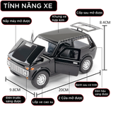  Mô hình xe Lada Niva full open , có đèn và âm thanh tỉ lệ 1:18 Alloy Model OT396 