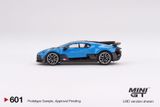  Mô hình xe Bugatti Divo Blue 2022 bản card tỉ lệ 1:64 MiniGT 