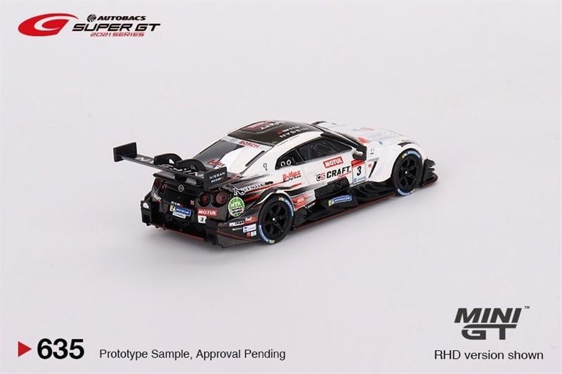  Mô hình xe Nissan GT-R Nismo GT500 #3 NDDP Racing B-Max 2021 tỉ lệ 1:64 MiniGT MGT00635-L 