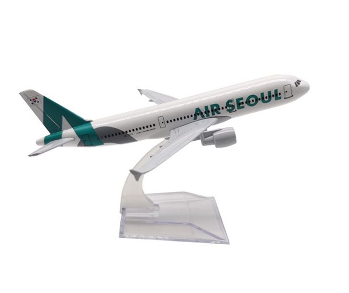  Mô hình máy bay Hàn Quốc Air Seoul Airbus A320 16cm MB16138 