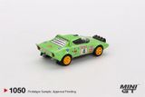  Mô hình xe Lancia Stratos HF #4 1979 Spanish Rally Champion card tỉ lệ 1:64 MiniGT MGT01050-BL 