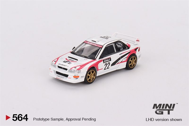  Xe mô hình Subaru Impreza WRC98 1999 Rally Tour de Corse #22 tỉ lệ 1:64 MiniGT 