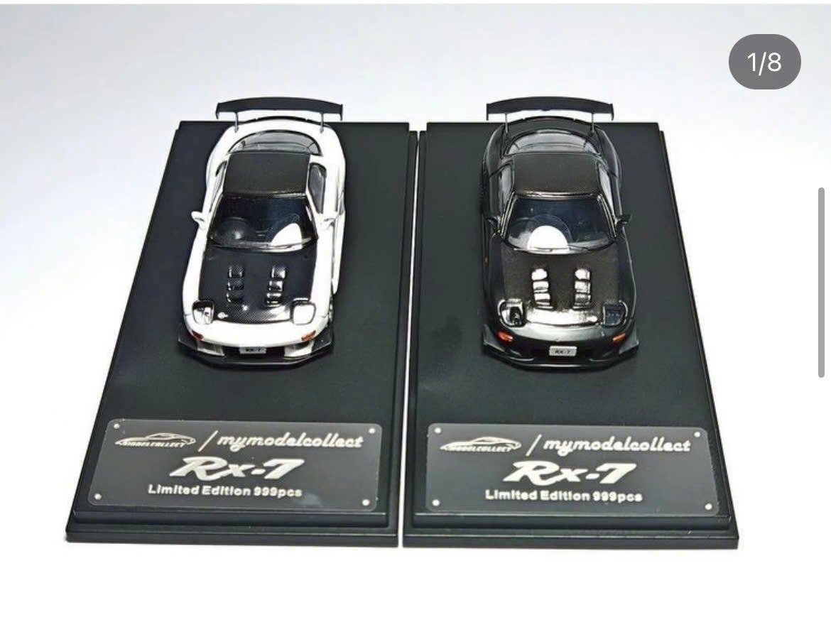 Mô hình xe Mazda rx-7 Mk3 FD3S limited 999pcs tỉ lệ 1:64 Mymodelcollect OT64462 