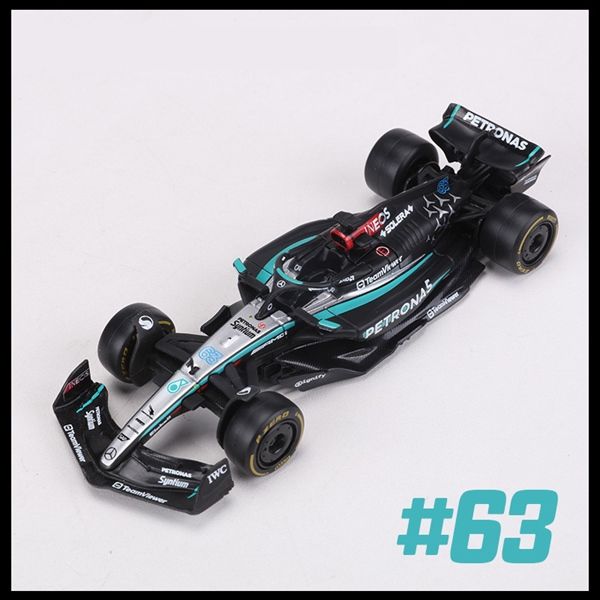  Mô hình xe đua F1 2024 Mercedes AMG Petronas F1 W15 E Performance tỉ lệ 1:43 Bburago OT43019 