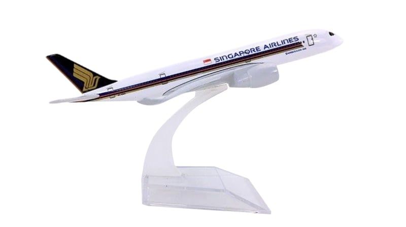  Mô hình máy bay Singapore airlines Airbus A350-900 16cm MB16167 