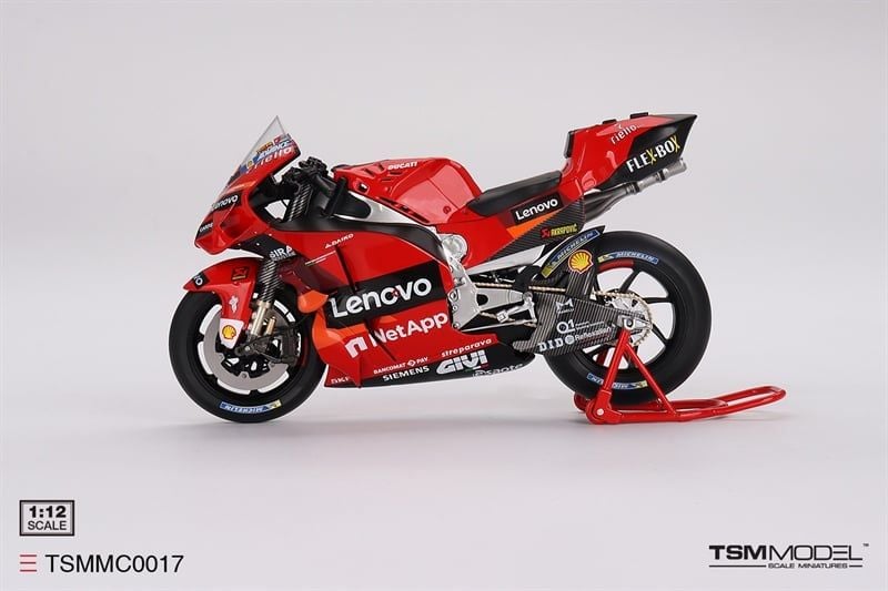  Mô hình xe mô tô cao cấp Ducati Desmosedici GP22 #43 2022 Presentation 1:12 TSM TSMMC0017 