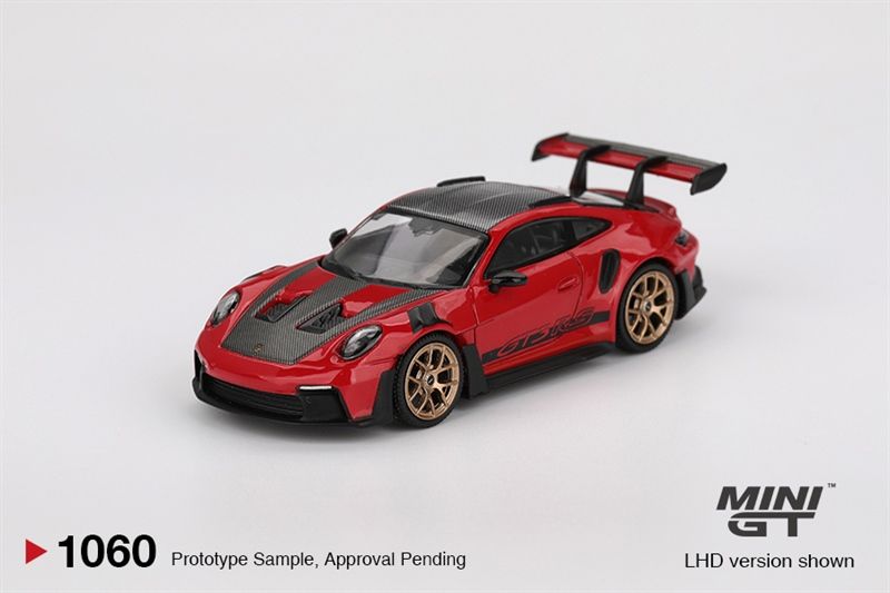 Mô hình xe Porsche 911 (992) GT3 RS Weissach Package Guards Red tỉ lệ 1:64 MiniGT MGT01060 