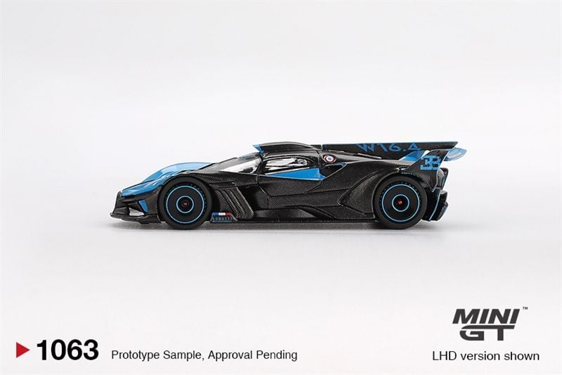  Mô hình xe Bugatti Bolide Presentation bản card tỉ lệ 1:64 MiniGT MGT01063 