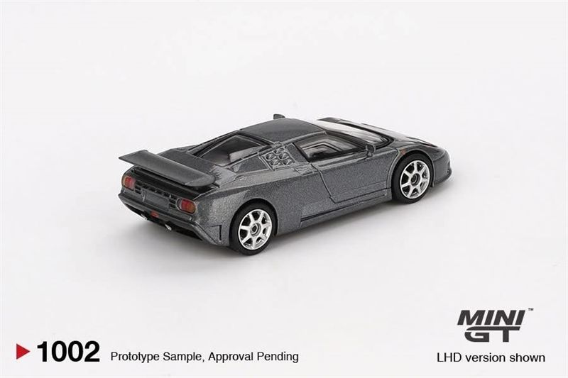  Mô hình xe Bugatti EB110 Super Sport Grigio Scuro tỉ lệ 1:64 MiniGT MGT01002 