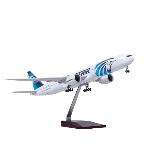  Mô hình máy bay Egypt Air Boeing B777 47cm có đèn led tự động theo tiếng vỗ tay hoặc chạm MB47066 