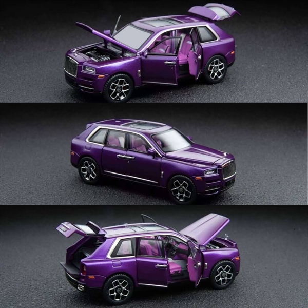  Mô hình xe Rolls Royce Cullinan Mansory full open - full kính tỉ lệ 1:64 DCM model OT64178 
