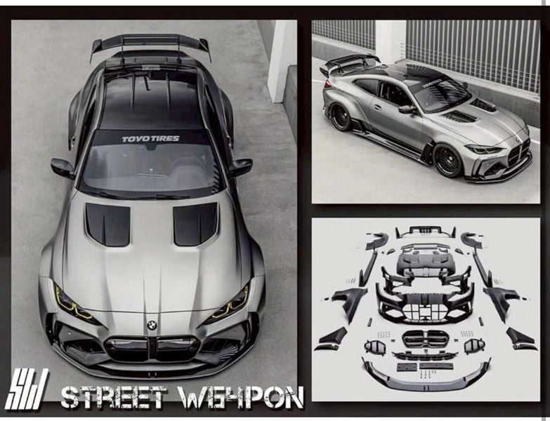  Mô hình xe BMW G82 M4 hợp kim tỉ lệ 1:64 Street Weapon OT64278 