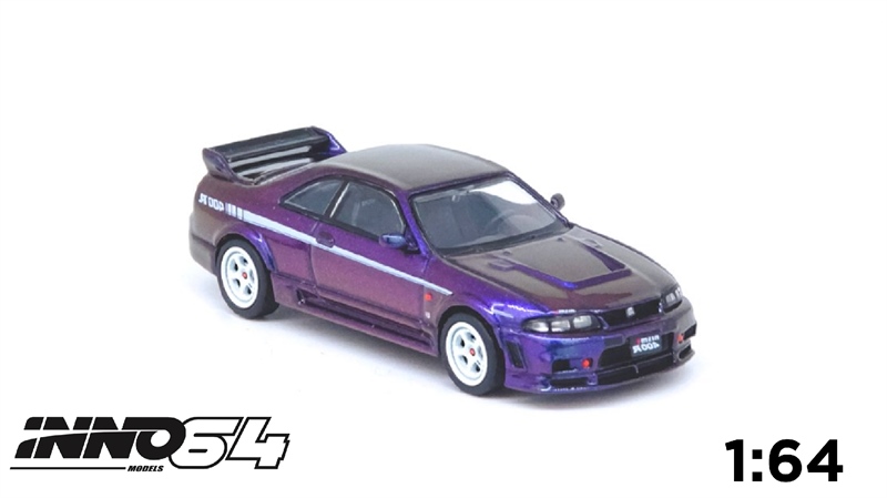  Mô hình xe ô tô Nissan Skyline GT-R (R33) Nismo 400R Midnight Purple HK Toycar Salon 2023 tỉ lệ 1:64 Inno64 model 