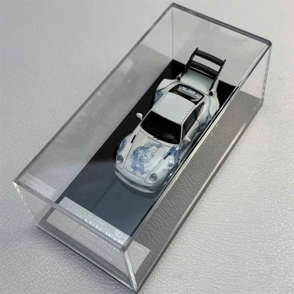  Mô hình xe Porsche RWB 993 Luminous Dragon Livery tỉ lệ 1:64 Street Wepon OT64443 