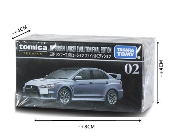  Mô hình xe Mitsubishi LANCER Evolution Final tỉ lệ 1:64 Premium Tomica 298168 