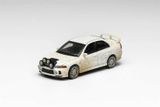  Mô hình xe Mitsubishi Lancer EvolutionIV Muddy Version with Rally Light 1:64 MotorHelix M64015 