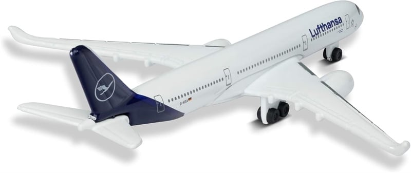  Mô hình máy bay kim loại Lufthansa Airbus A350-900 có bánh xe kích thước 11cm Majorette MB11001 