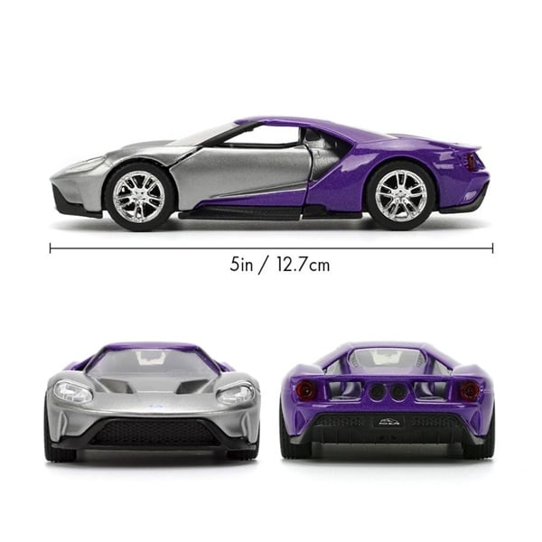  Mô hình xe Ford GT 2017 Dark Teal Pink Slips tỉ lệ 1:32 Jada 24106 
