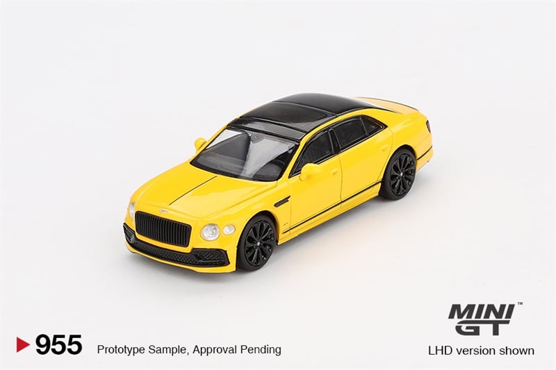  Mô hình xe Bentley Flying Spur Monaco Yellow tỉ lệ 1:64 MiniGT MGT00955-CH 