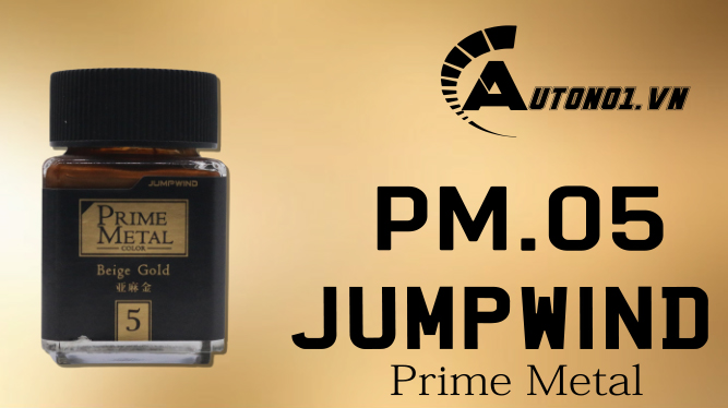  Lacquer pm05 satin beige gold - prime metal sơn mô hình màu vàng satin Jumpwind PM05 