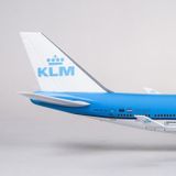  Mô hình máy bay KLM Royal Dutch Airlines Boeing B747 1:130 có đèn led tự động theo tiếng vỗ tay hoặc chạm MB47032 