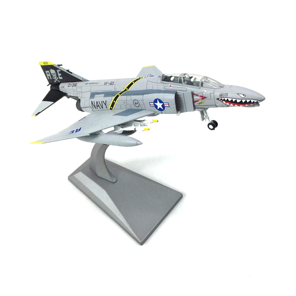 Mô hình máy bay chiến đấu F-4 USAF NAVY 0136 VF 83 tỉ lệ 1:100 Ns models MBQS023