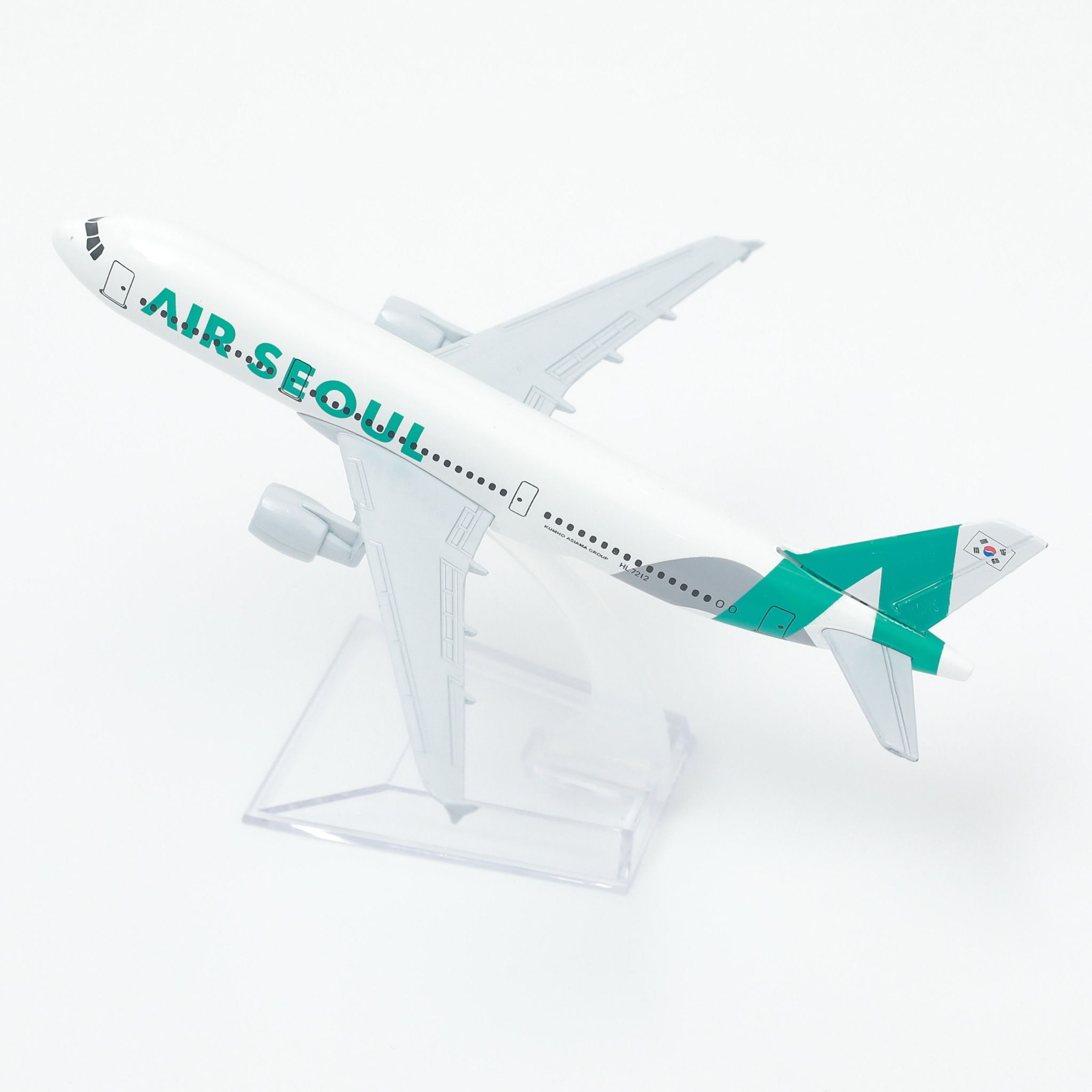  Mô hình máy bay Hàn Quốc Air Seoul Airbus A320 16cm MB16138 