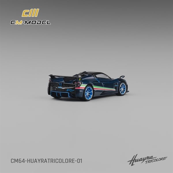  Mô hình xe Pagani Huayra Tricolor tỉ lệ 1:64 CM Model CM64-HUAYRATRICOLORE-01 