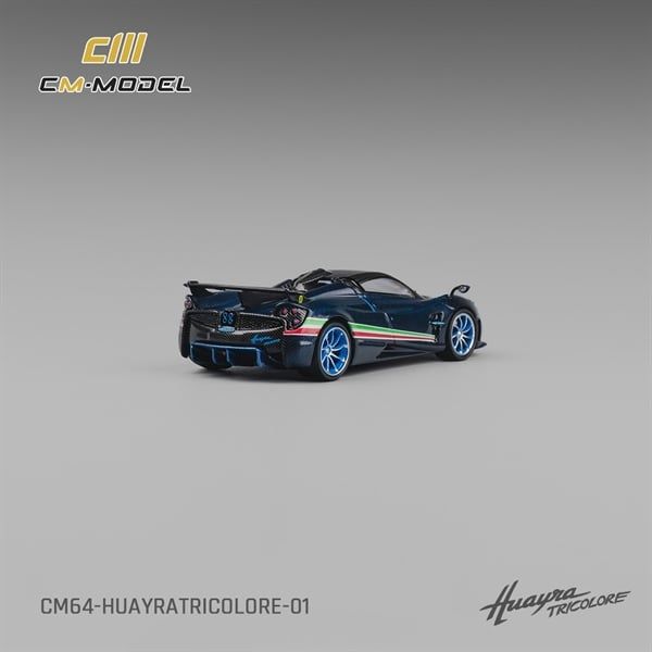  Mô hình xe Pagani Huayra Tricolor tỉ lệ 1:64 CM Model CM64-HUAYRATRICOLORE-01 