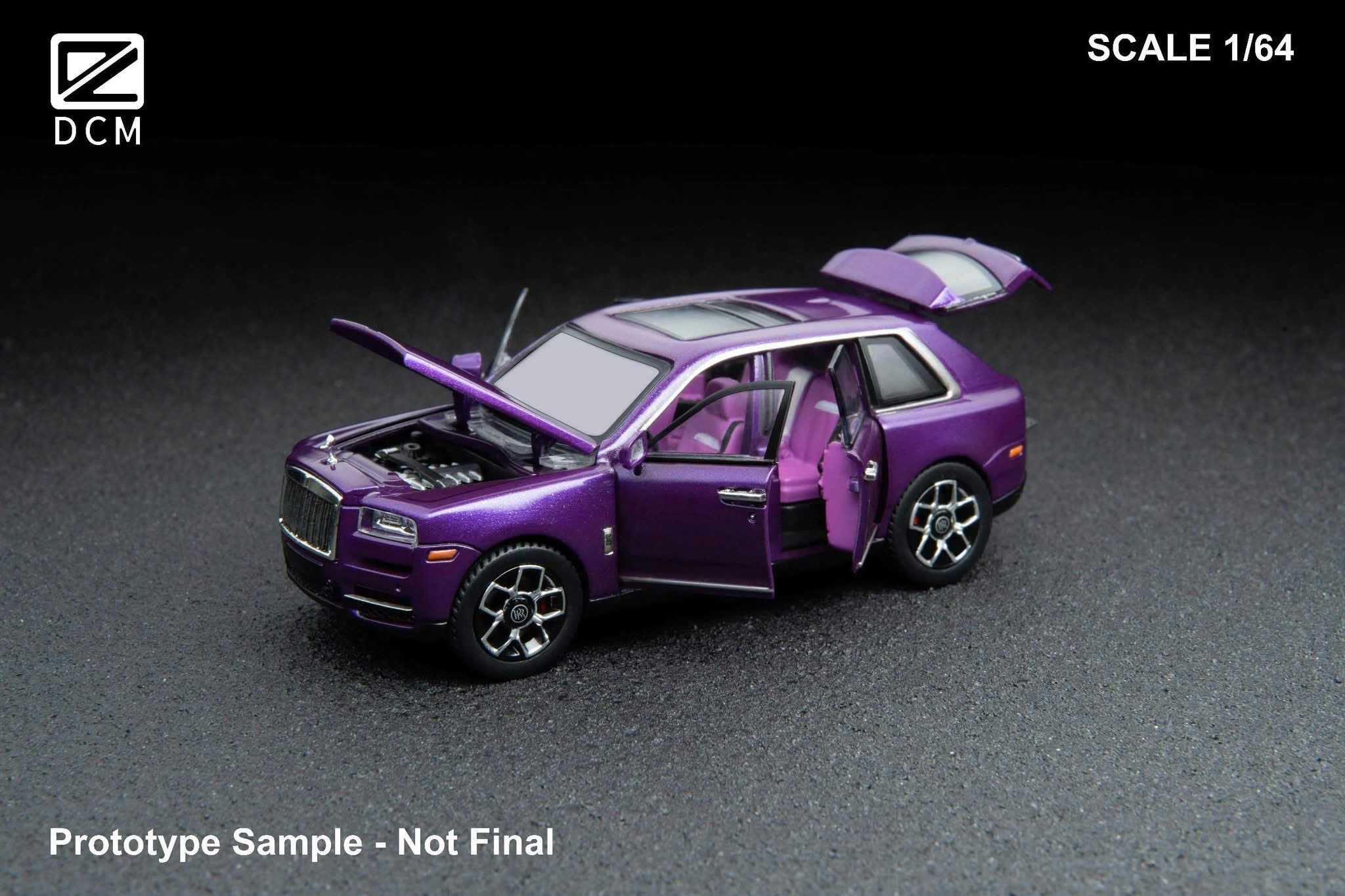  Mô hình xe Rolls Royce Cullinan Mansory full open - full kính tỉ lệ 1:64 DCM model OT64178 