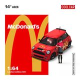  Mô hình xe Mini Cooper Mc Donald's limited to 500 tỉ lệ 1:64 Cool Car CC643639 