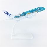  Mô hình máy bay ANA Green Turtle Kai A380 có đế 16cm MB16209 